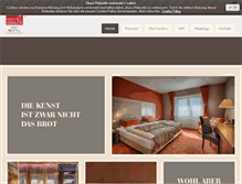 Tablet Screenshot of hotelbraun.de